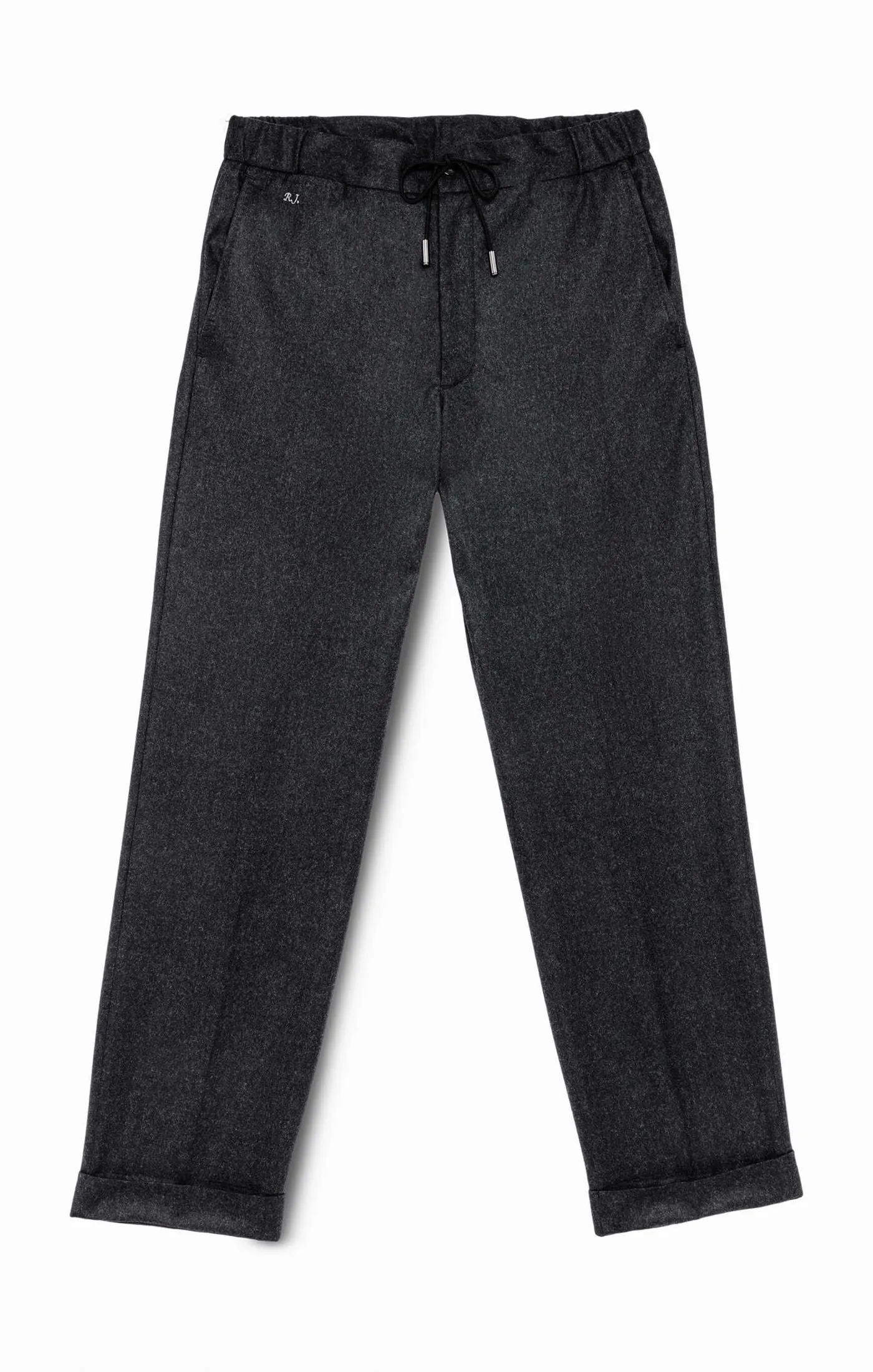 Barberis Canonico Charcoal Grey Flannel S120 Merino Wool with Natural Stretch