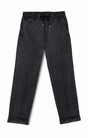 Barberis Canonico Charcoal Grey Flannel S120 Merino Wool with Natural Stretch