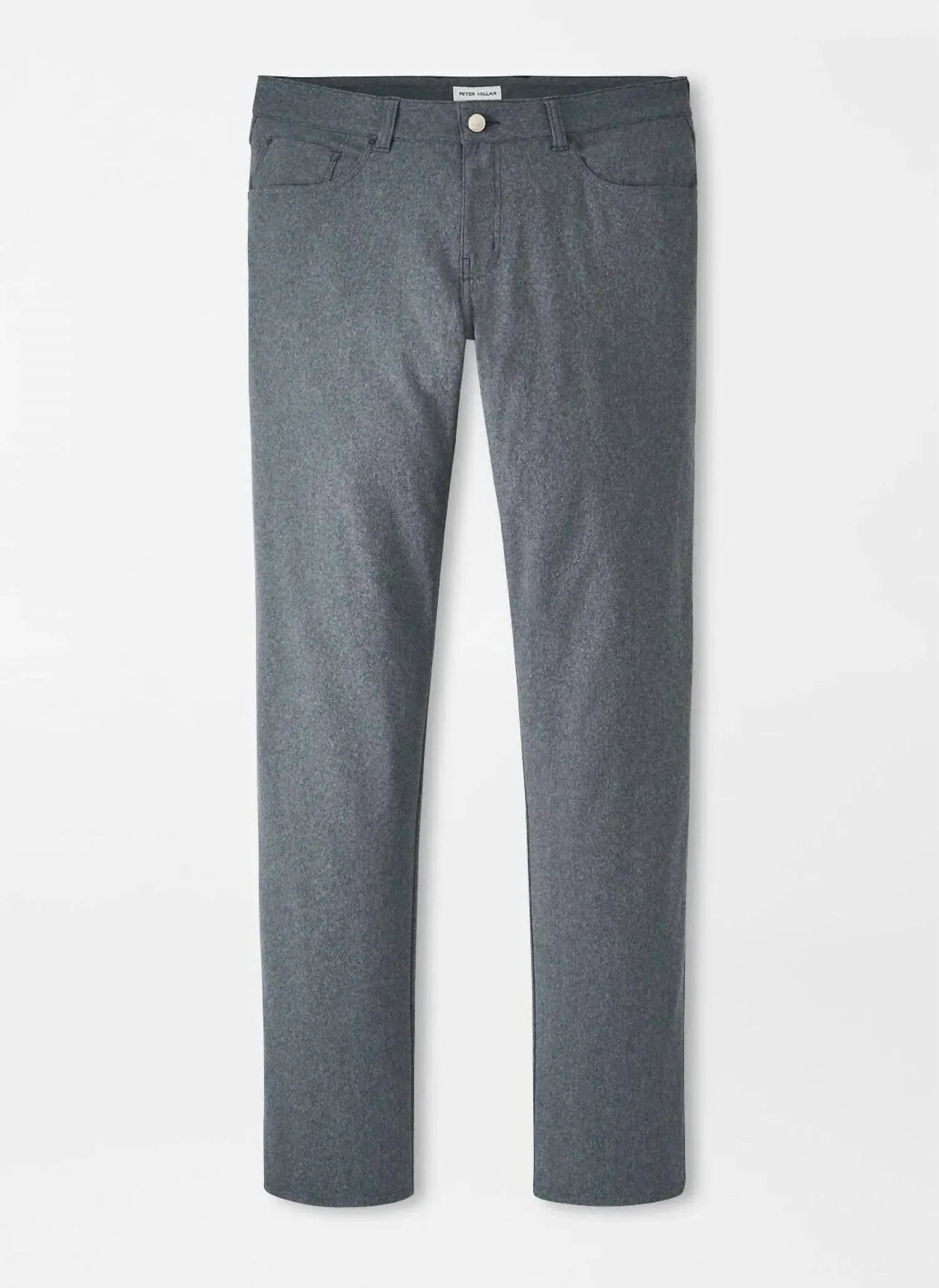 Brevard Performance Flannel Five-Pocket Pant In Charcoal