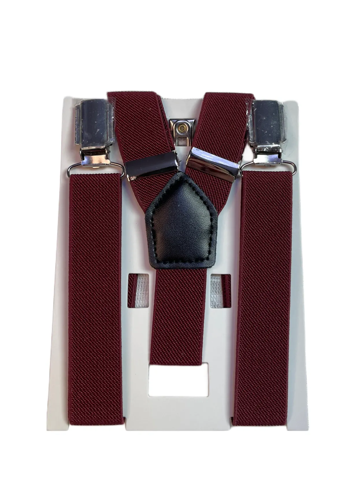 Burgundy Kids Suspender