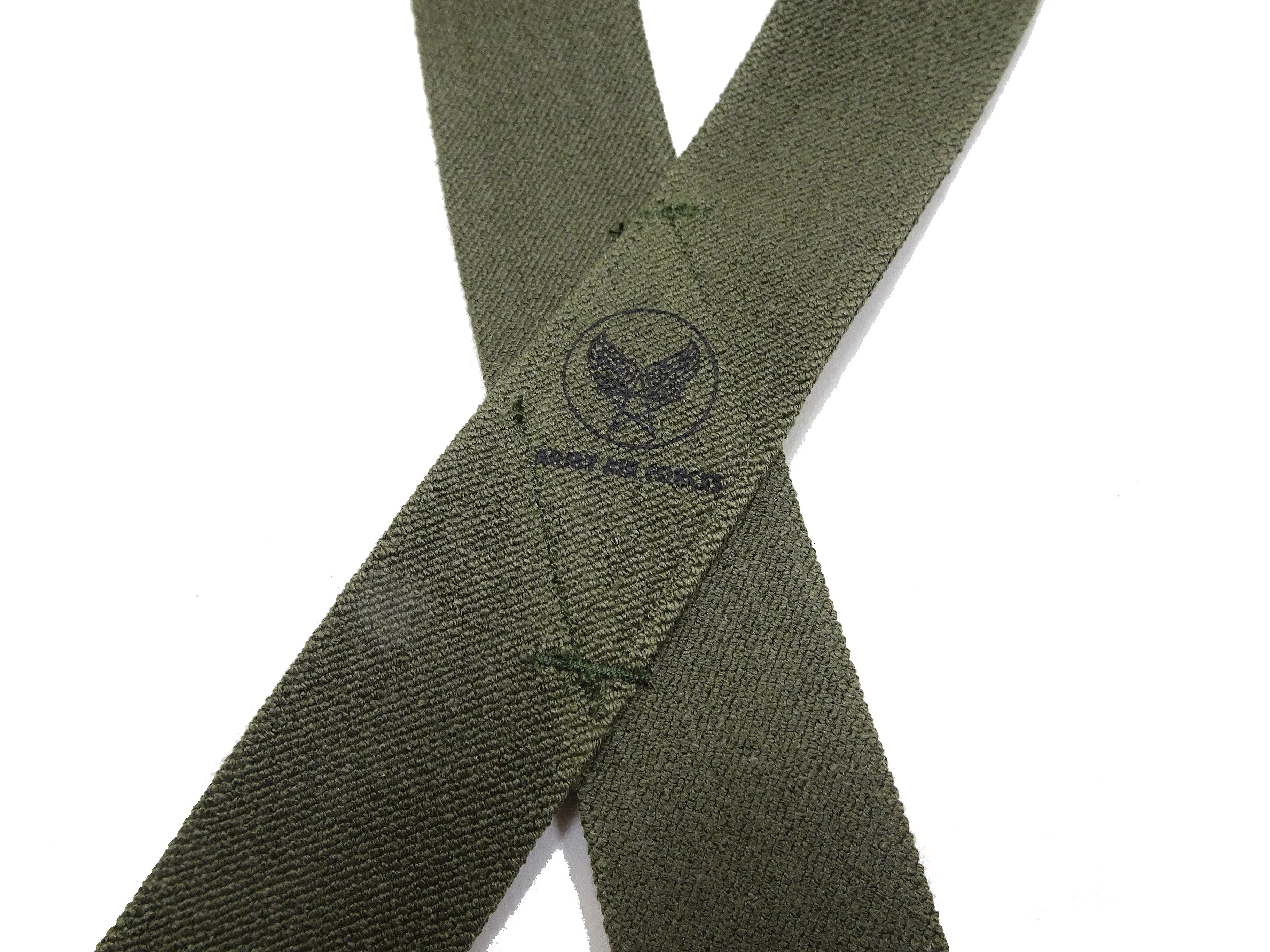 Buzz Rickson Suspenders Men's Reproduction of X back Design Military Button-on Braces for A-11 Trousers BR02718 149 Olive
