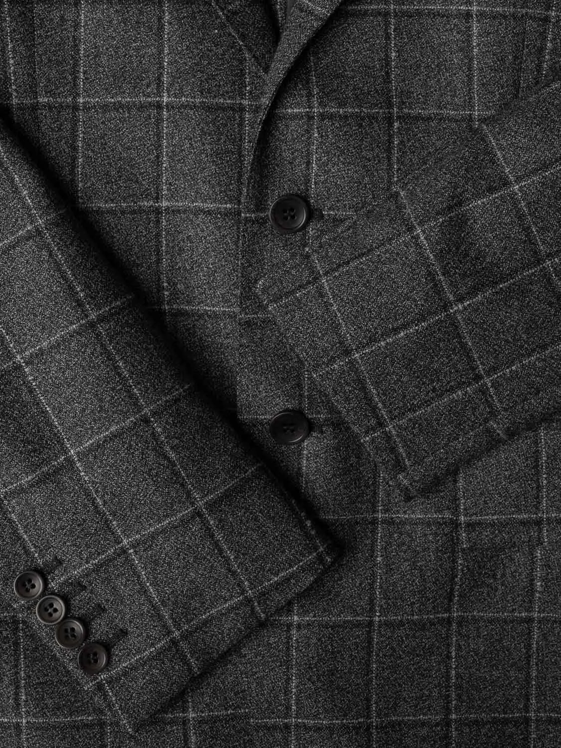 CHECKERED SUIT FLANNEL GREY