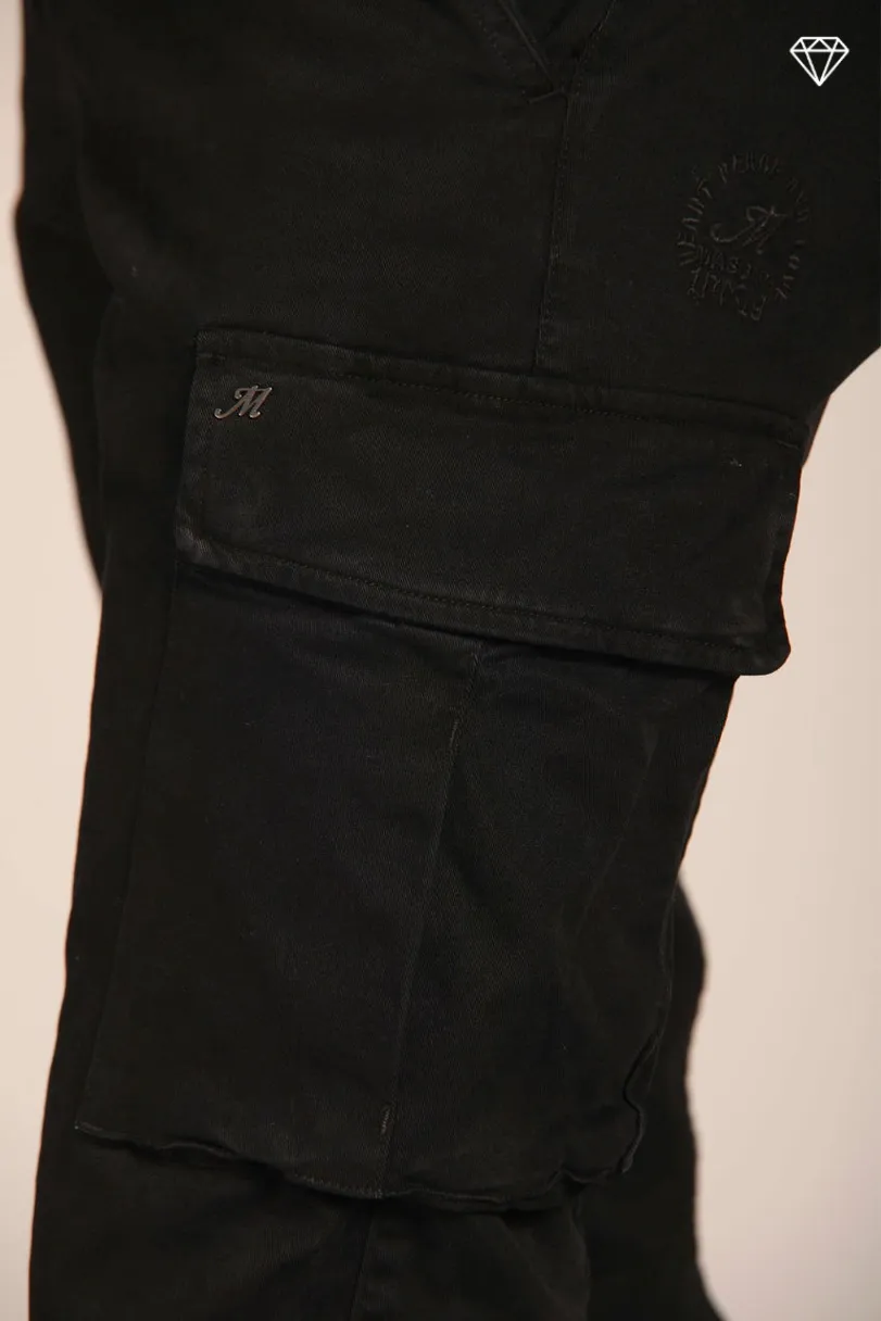 Chile men's cargo pants in gabardine extra slim fit ①