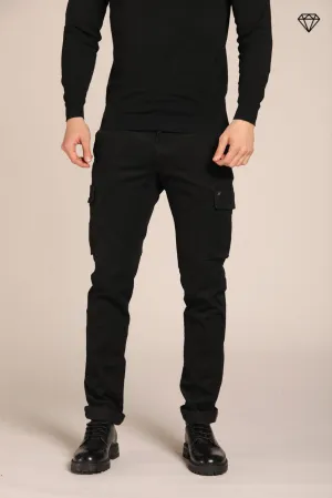 Chile men's cargo pants in gabardine extra slim fit ①