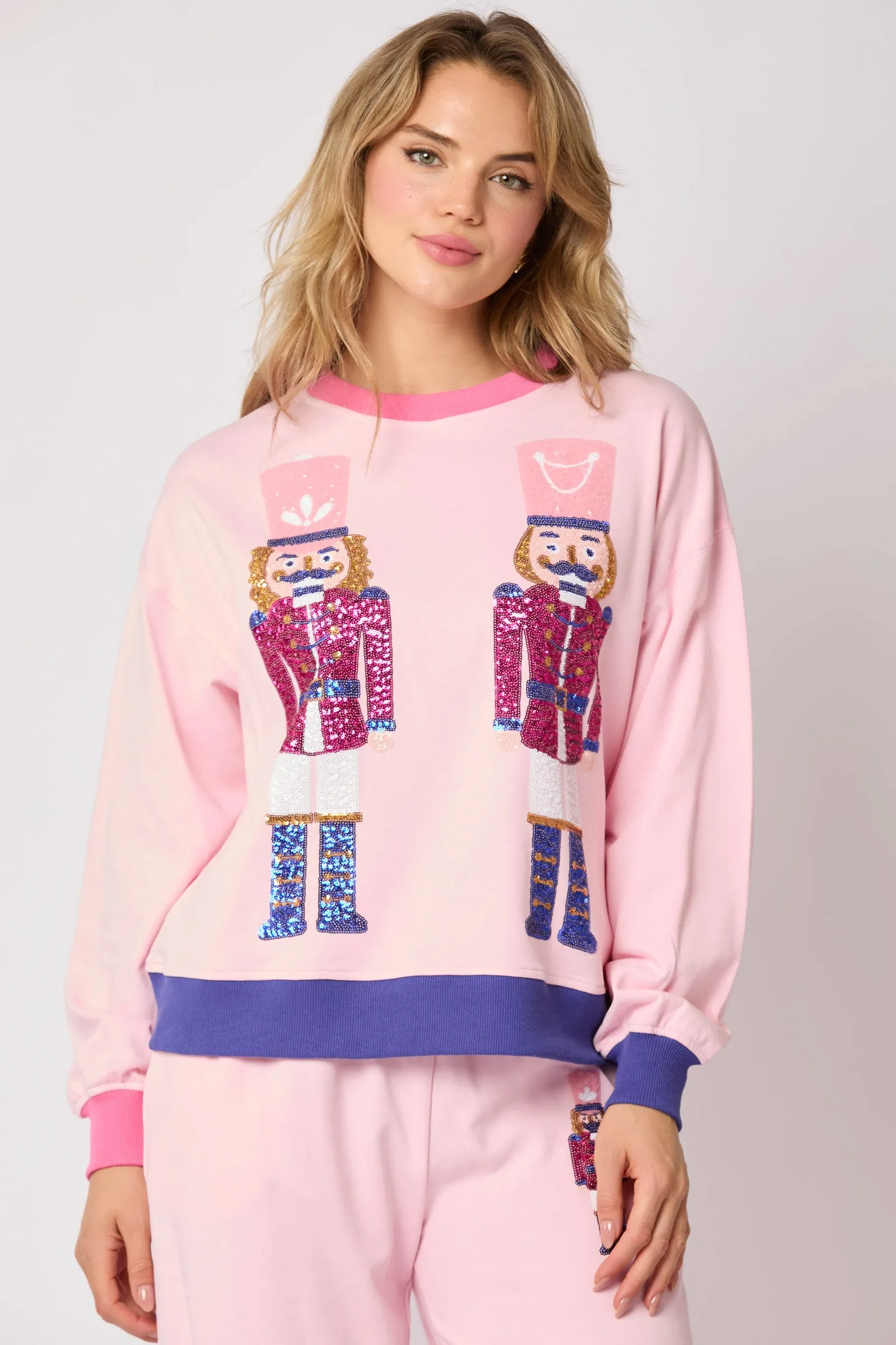 Christmas Soldier Casual Sweater two-piece set