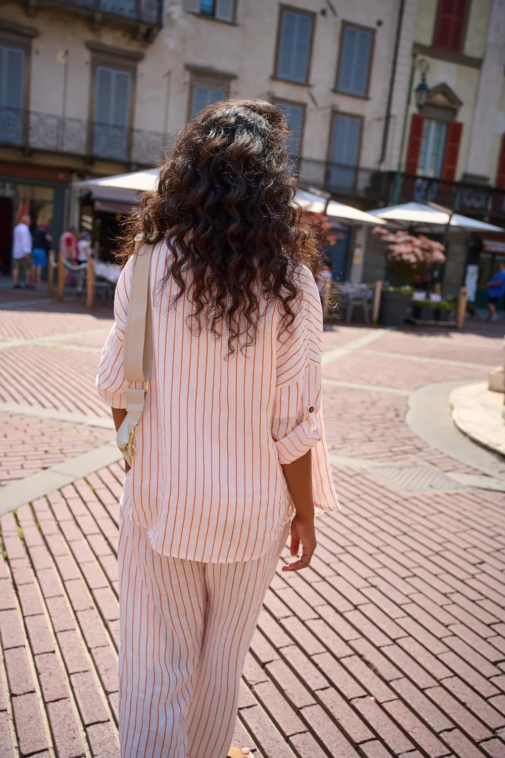 Citrus Vibe linen shirt