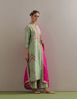 Classic Kurta Set - Green
