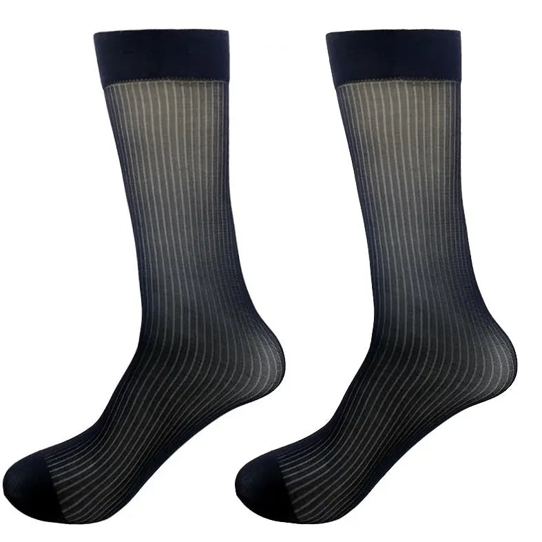 CLEVER-MENMODE Sheer Dress Socks