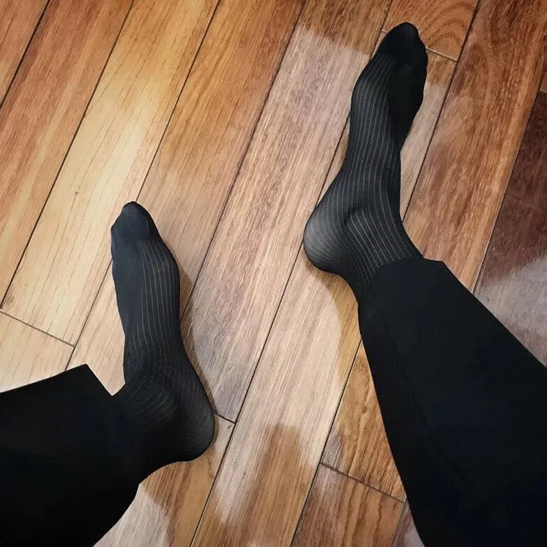 CLEVER-MENMODE Sheer Dress Socks