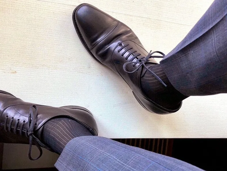 CLEVER-MENMODE Sheer Dress Socks