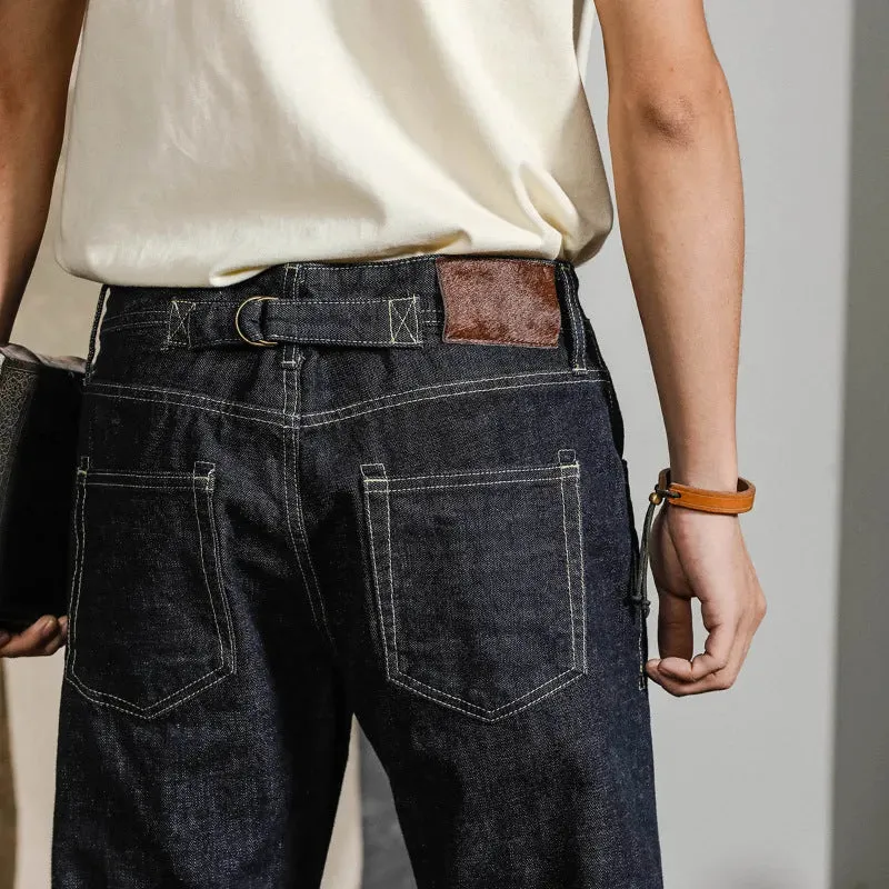 Dark Workwear Primary Color Jeans for Men