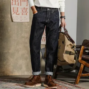 Dark Workwear Primary Color Jeans for Men