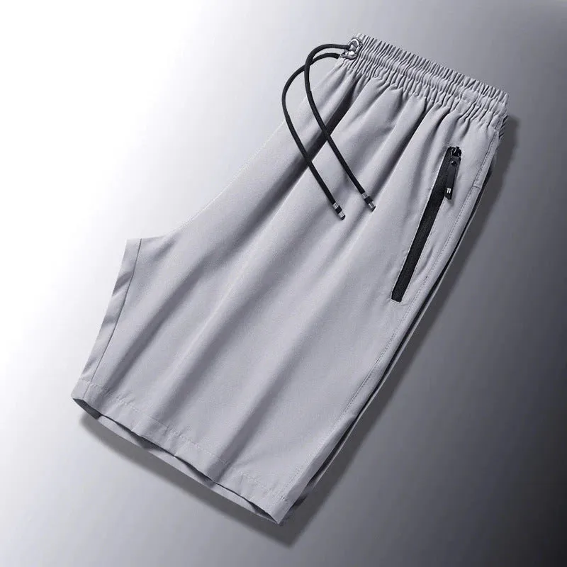 DazzleSport Men's Plus Size Ice Silk Stretch Shorts