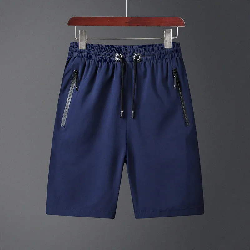 DazzleSport Men's Plus Size Ice Silk Stretch Shorts
