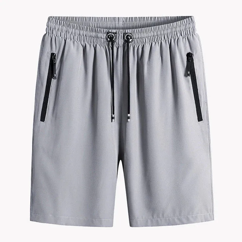 DazzleSport Men's Plus Size Ice Silk Stretch Shorts