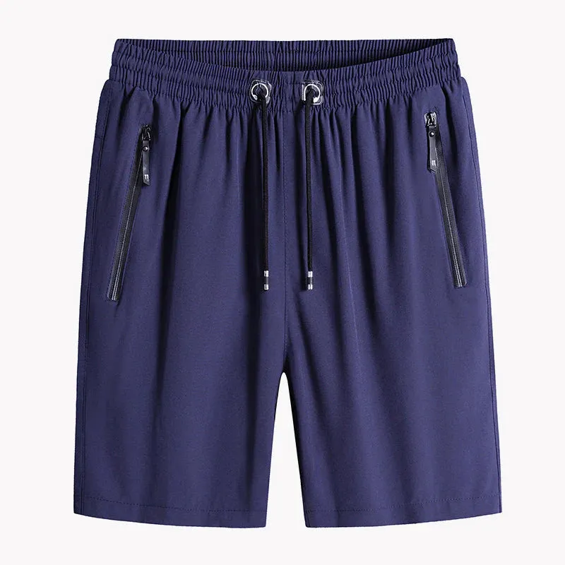 DazzleSport Men's Plus Size Ice Silk Stretch Shorts