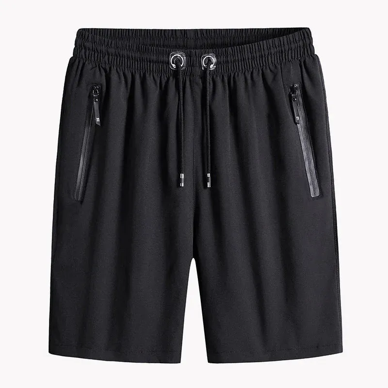 DazzleSport Men's Plus Size Ice Silk Stretch Shorts