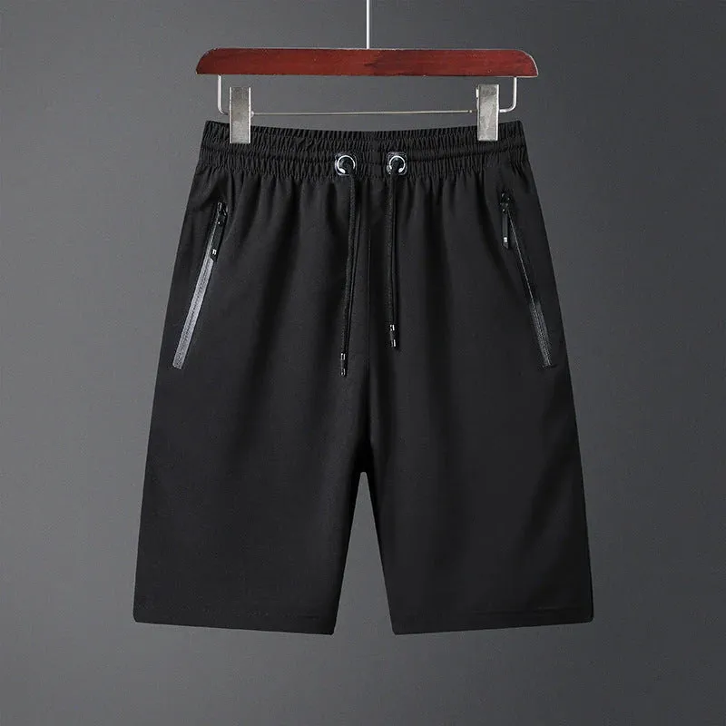 DazzleSport Men's Plus Size Ice Silk Stretch Shorts