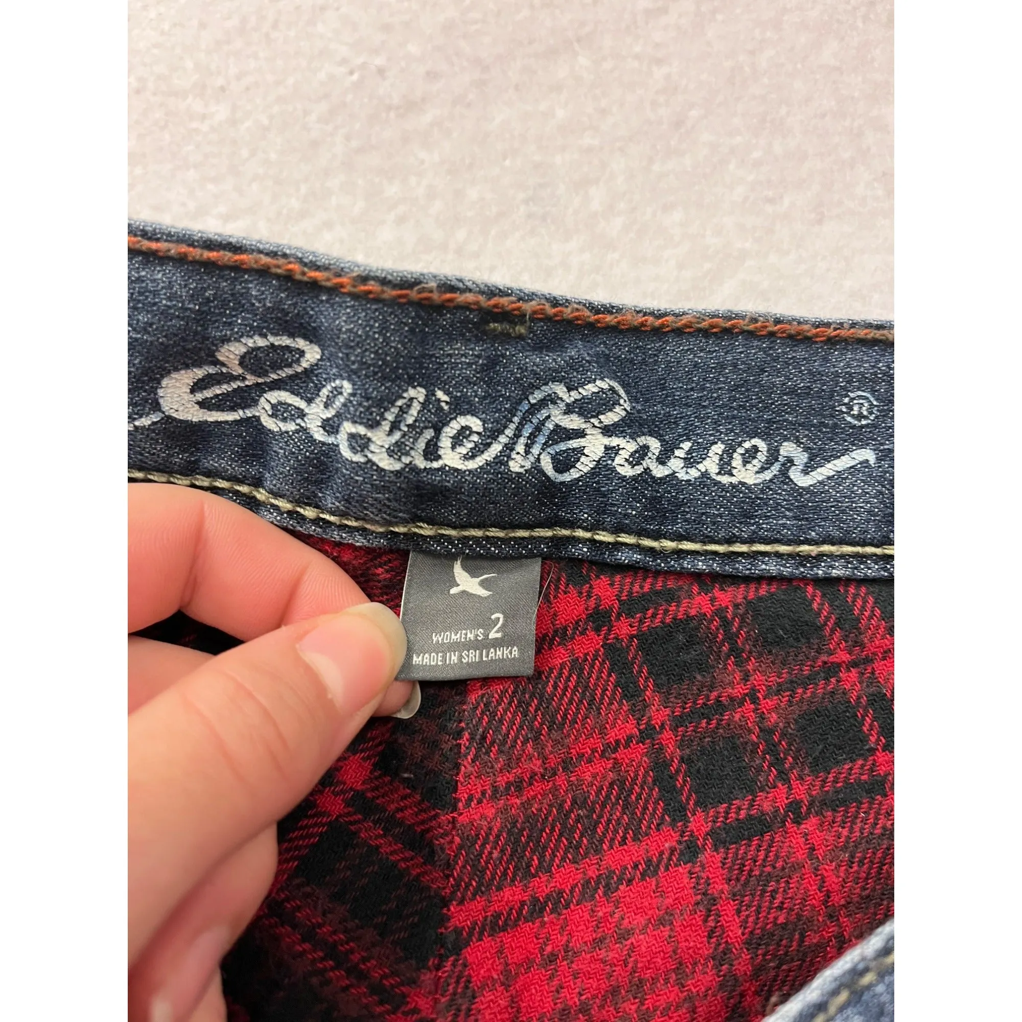Eddie Bauer Womens Flannel-Lined Jeans #6050