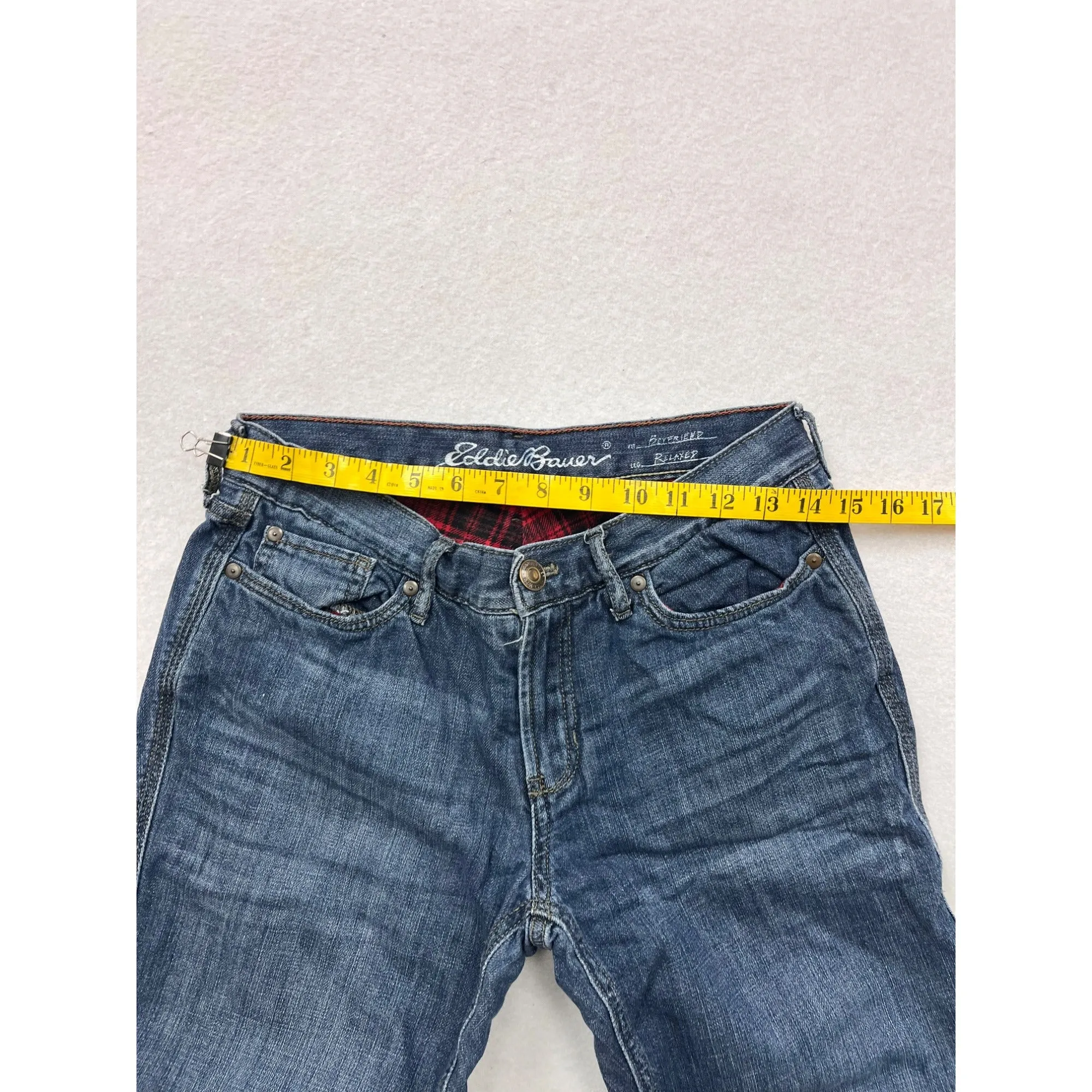 Eddie Bauer Womens Flannel-Lined Jeans #6050
