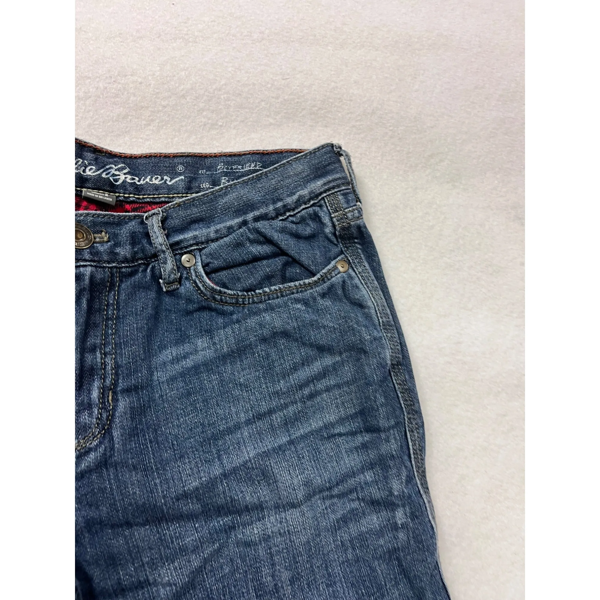 Eddie Bauer Womens Flannel-Lined Jeans #6050