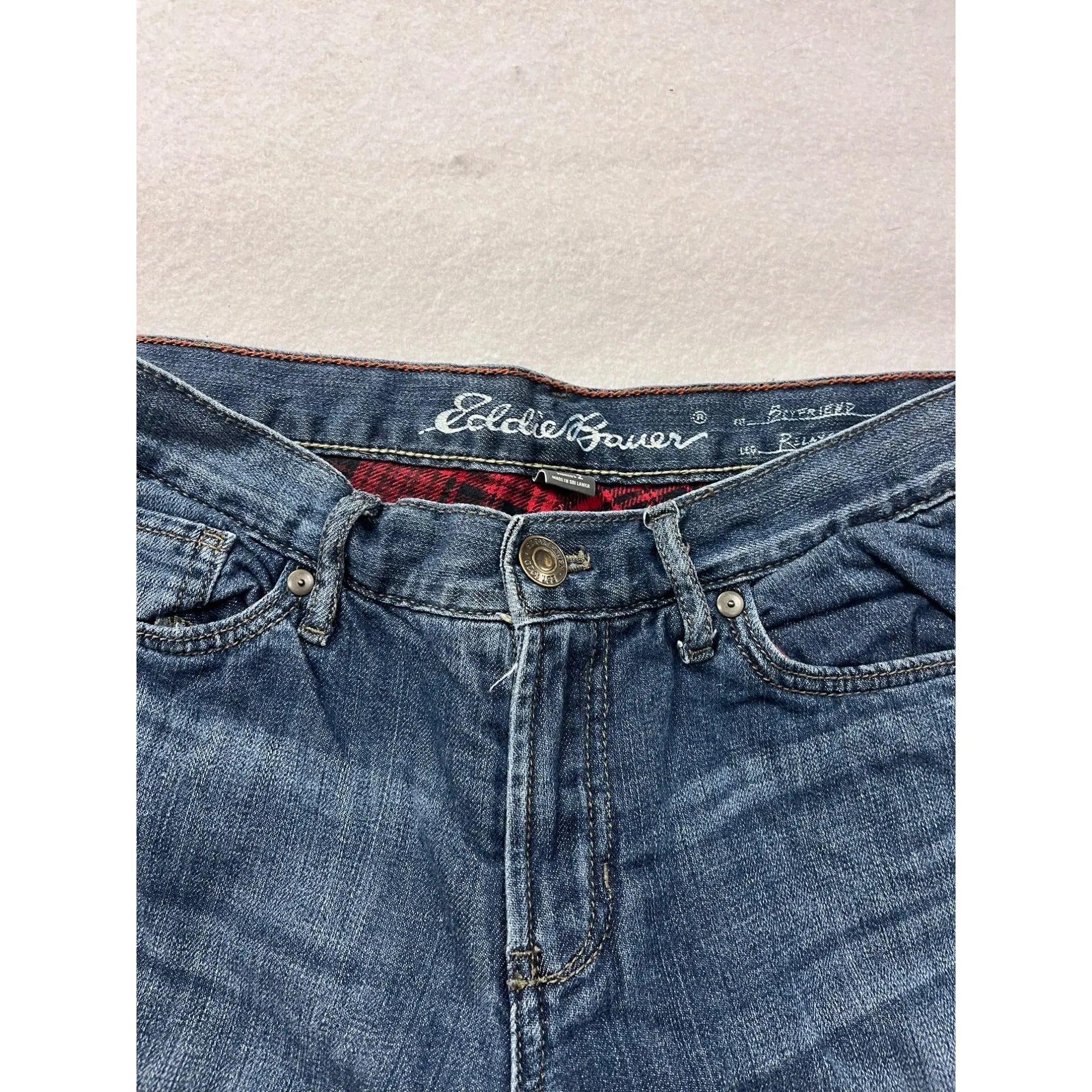 Eddie Bauer Womens Flannel-Lined Jeans #6050
