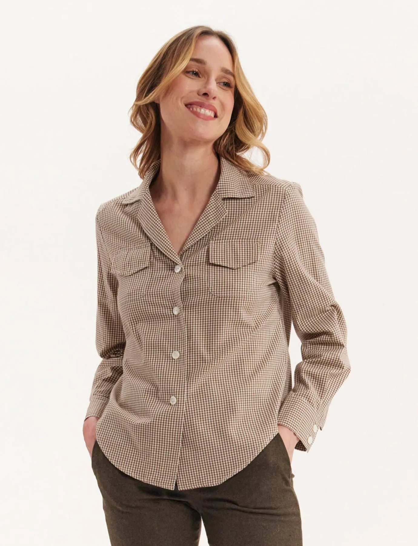 Evana plaid shirt