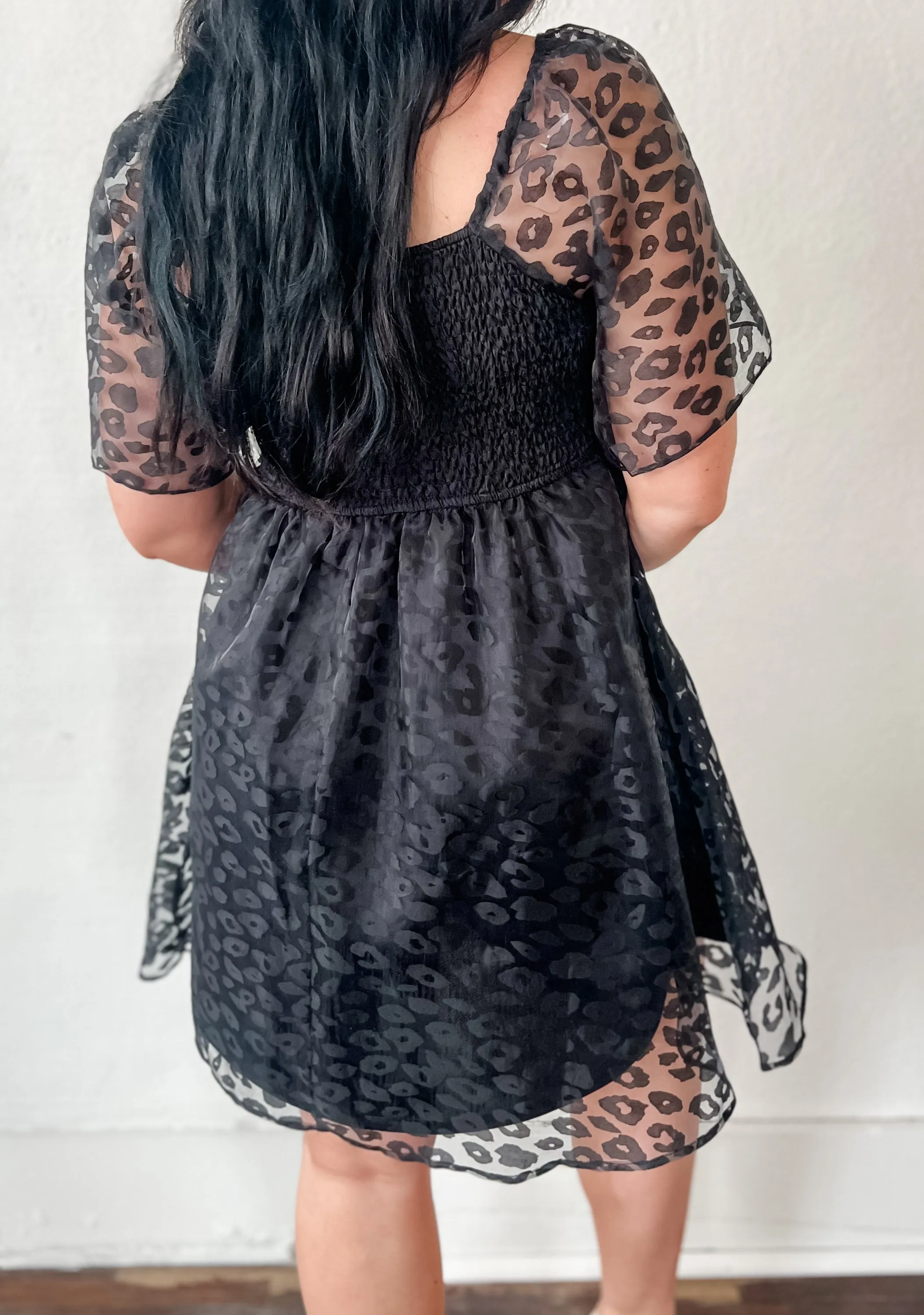 Evelyn Leopard Print Dress
