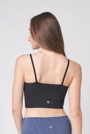 Everyday Crop Top 長版背心運動內衣 - Black Sesame
