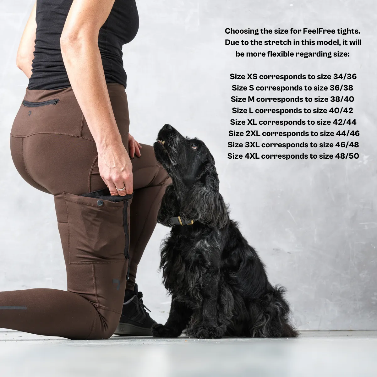 FeelFree Dog Walker Tights | Beetle | Dakota