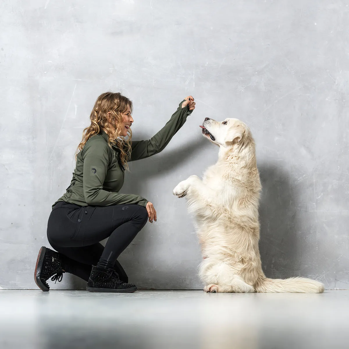 FeelFree Dog Walker Tights | Black | Ruby