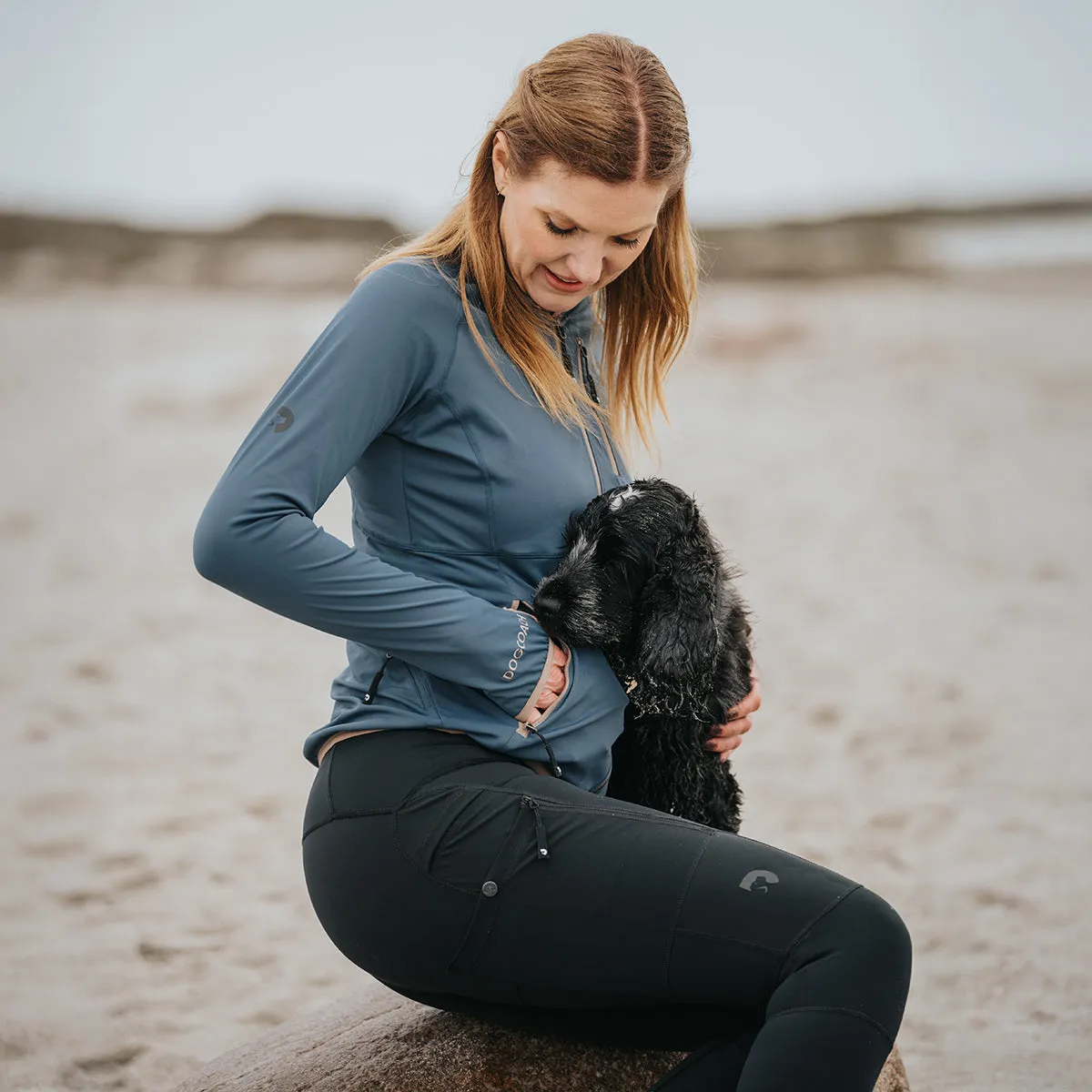 FeelFree Dog Walker Tights | Black | Ruby