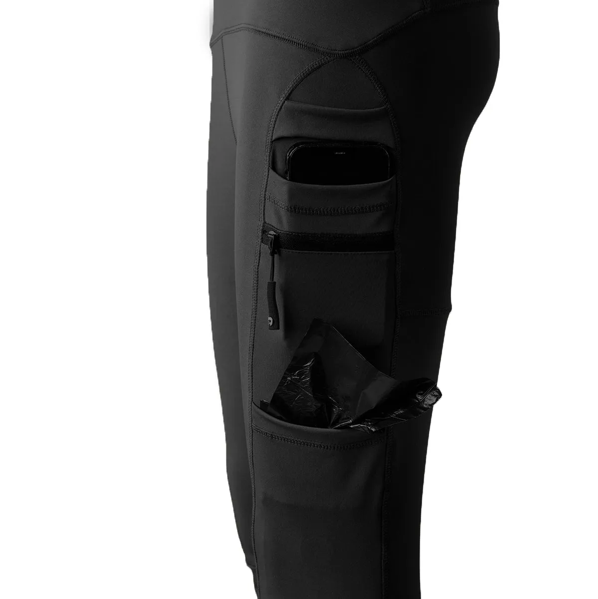 FeelFree Dog Walker Tights | Black | Ruby
