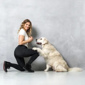 FeelFree Dog Walker Tights | Black | Ruby