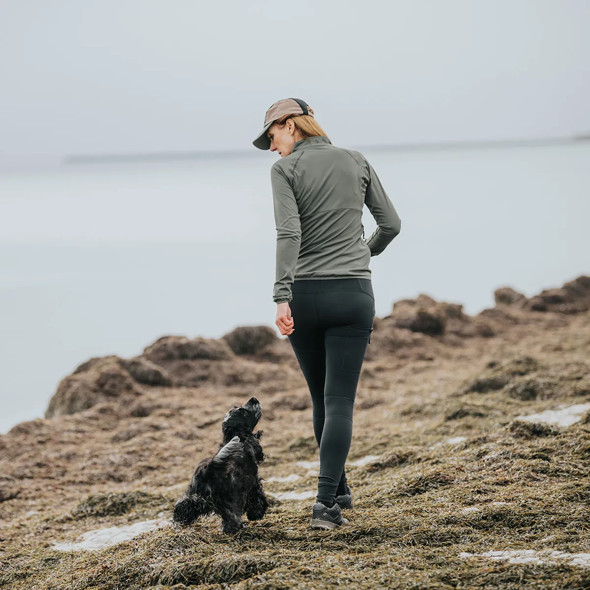 FeelFree Dog Walker Tights | Black | Ruby