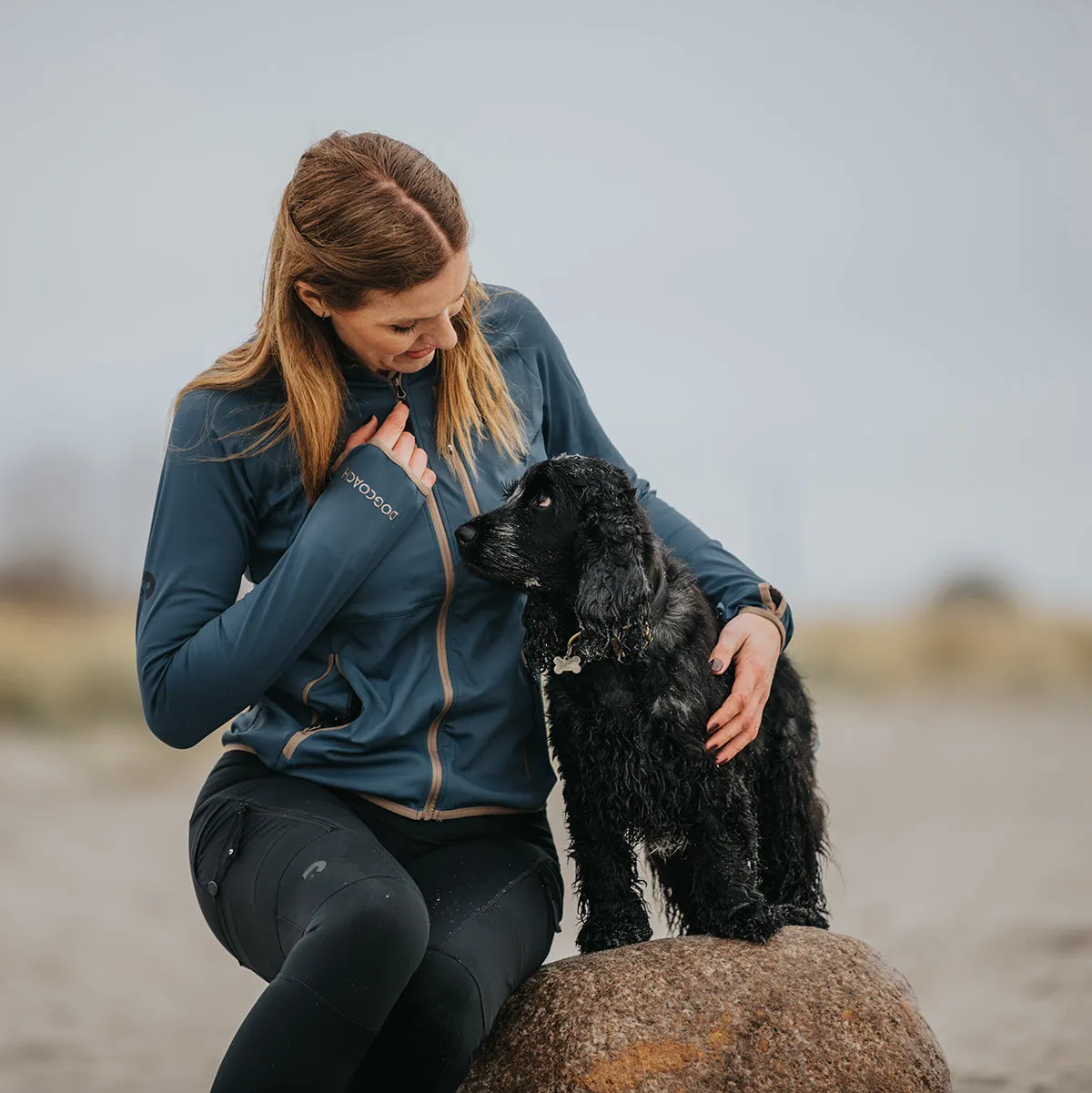 FeelFree Dog Walker Tights | Black | Ruby