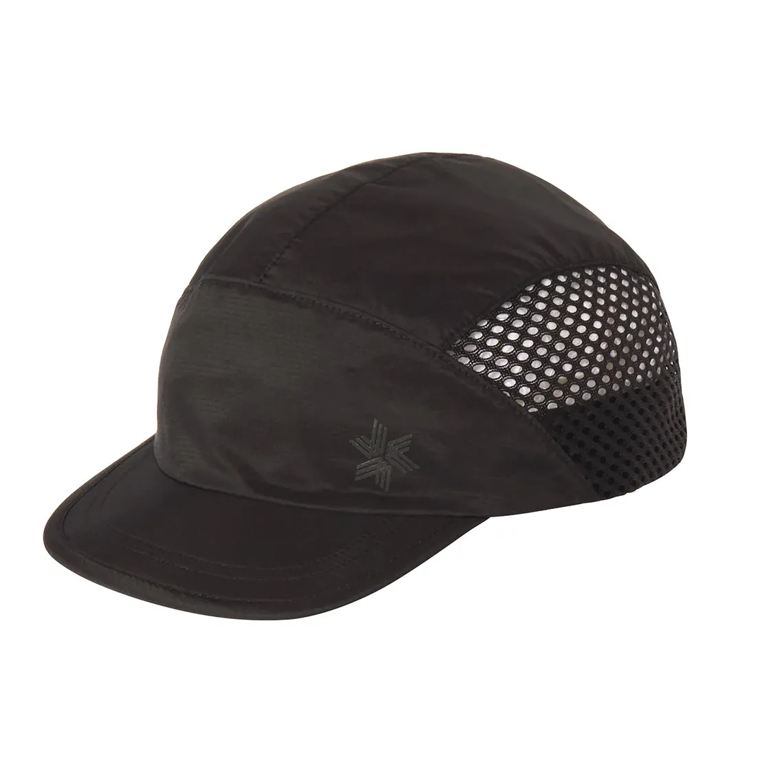 Goldwin Compact Run Mesh Cap Black