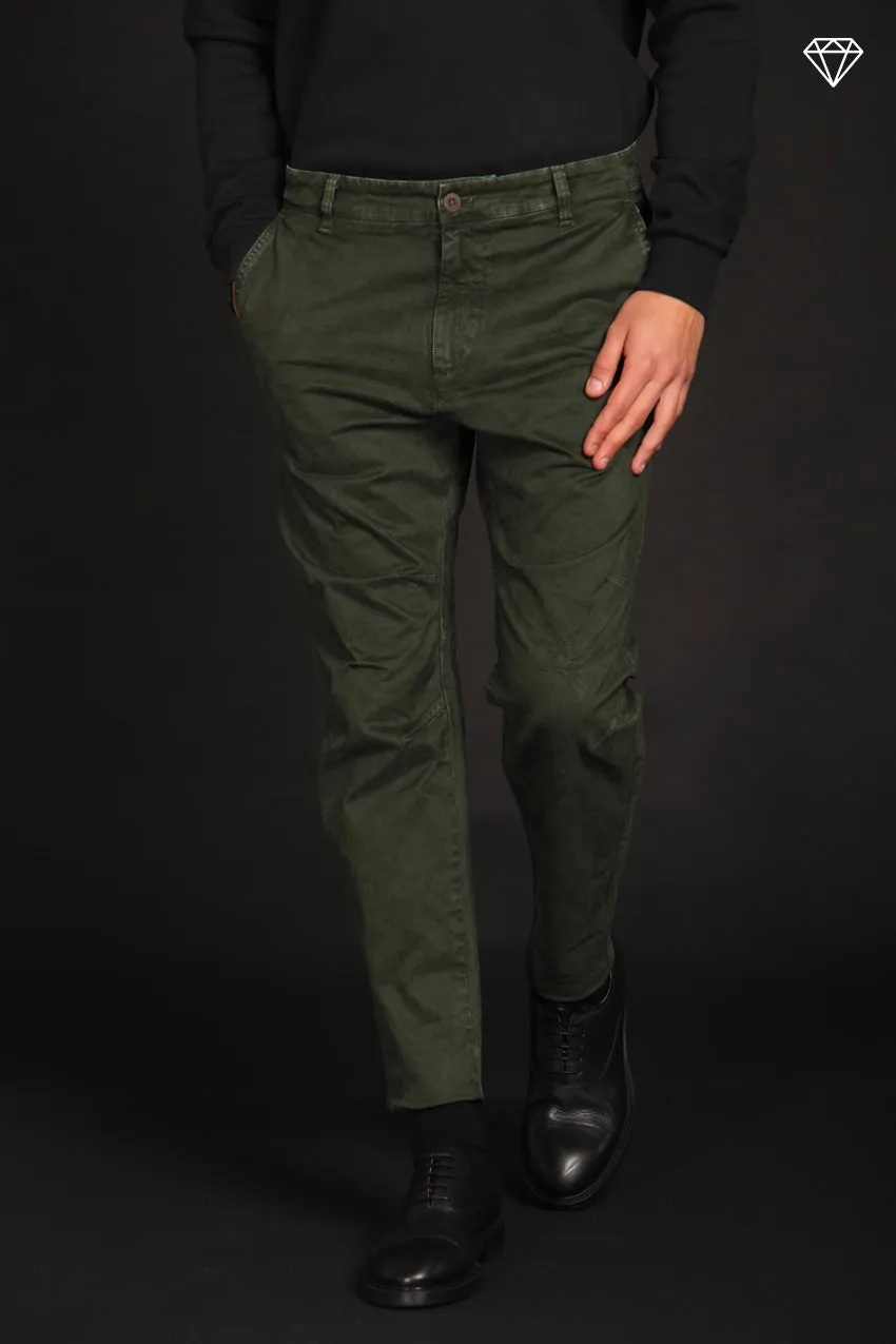 John Coolchinos men's chino pants in gabardine Logo Limited Edition carrot fit ① 