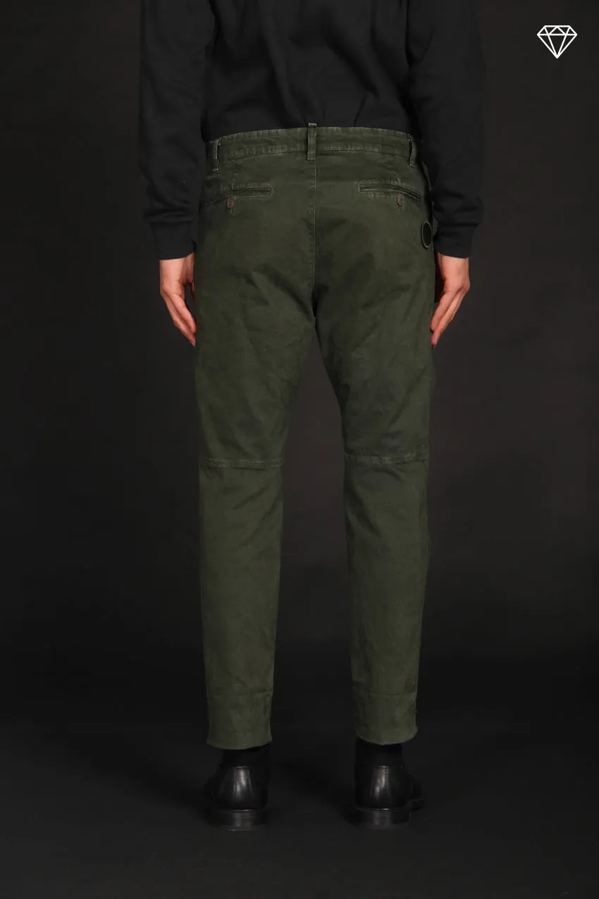 John Coolchinos men's chino pants in gabardine Logo Limited Edition carrot fit ① 