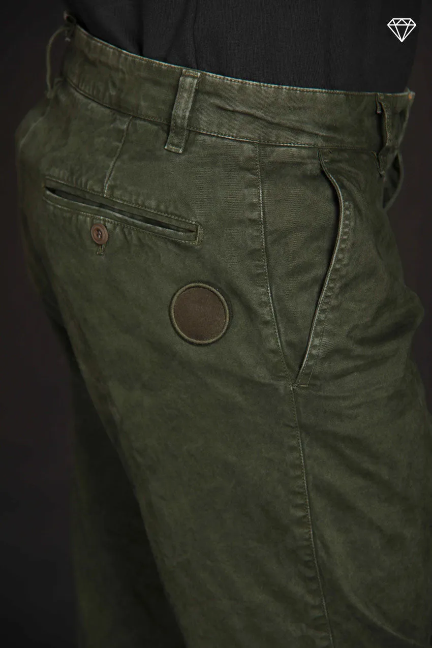 John Coolchinos men's chino pants in gabardine Logo Limited Edition carrot fit ① 