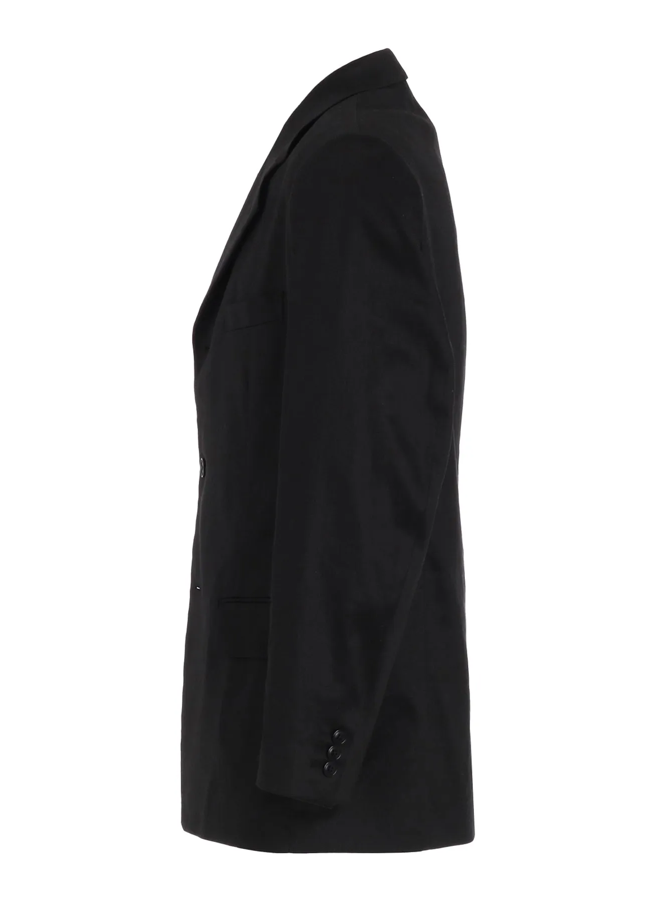 LINEN COTTON TWILL JACKET WITH 3-BUTTON