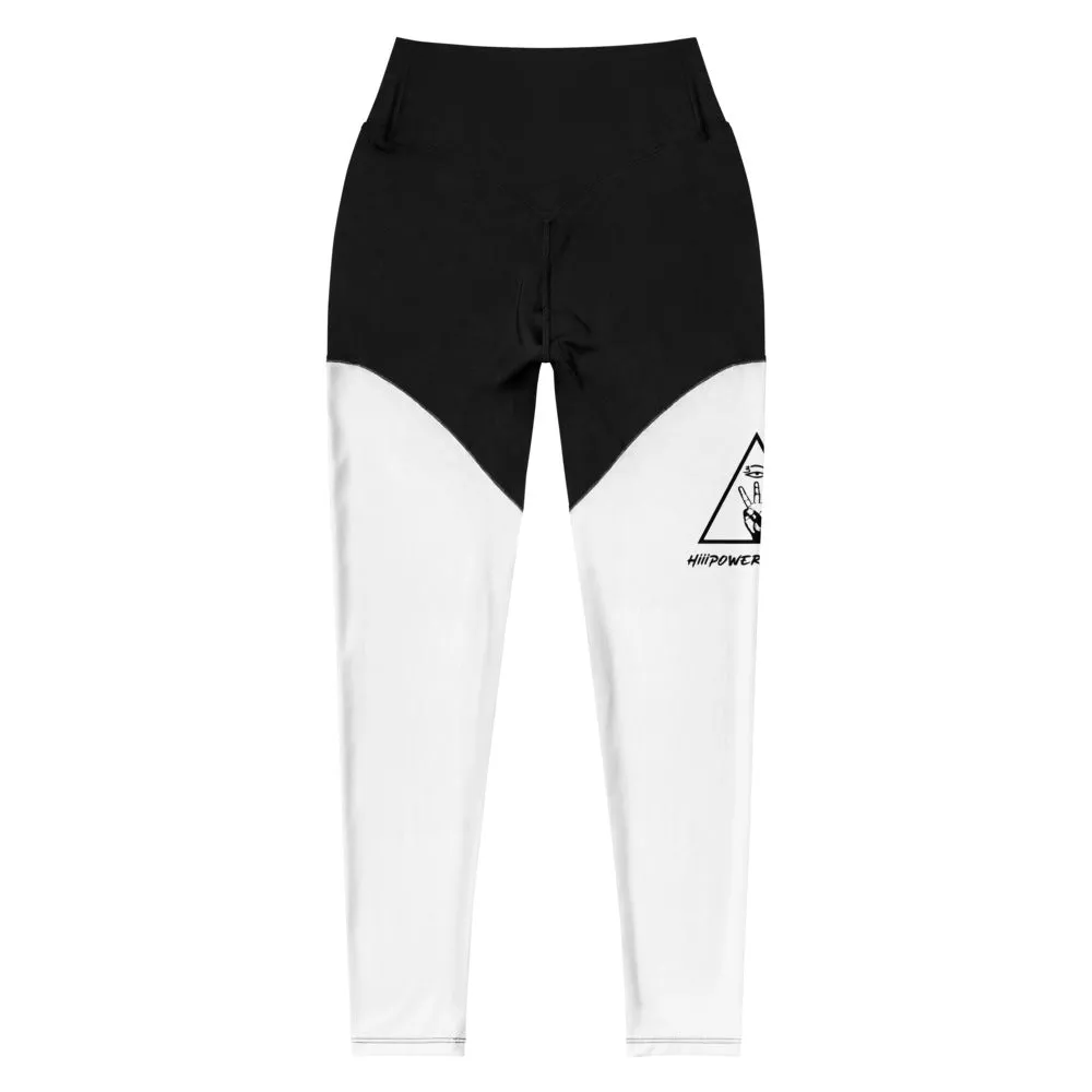 Logo Anniversary Leggings (white/black)