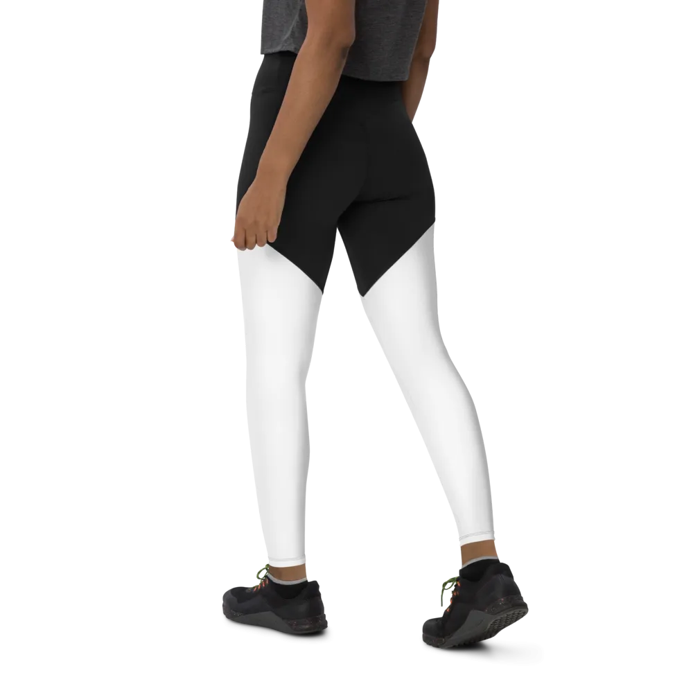 Logo Anniversary Leggings (white/black)