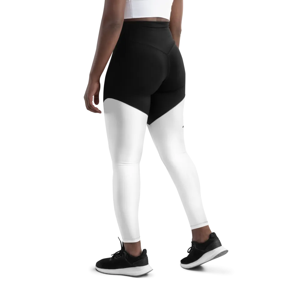 Logo Anniversary Leggings (white/black)