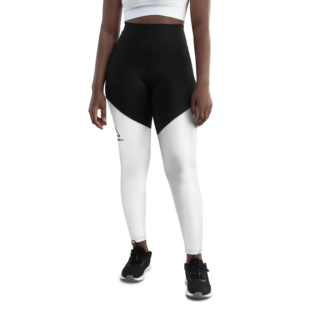 Logo Anniversary Leggings (white/black)