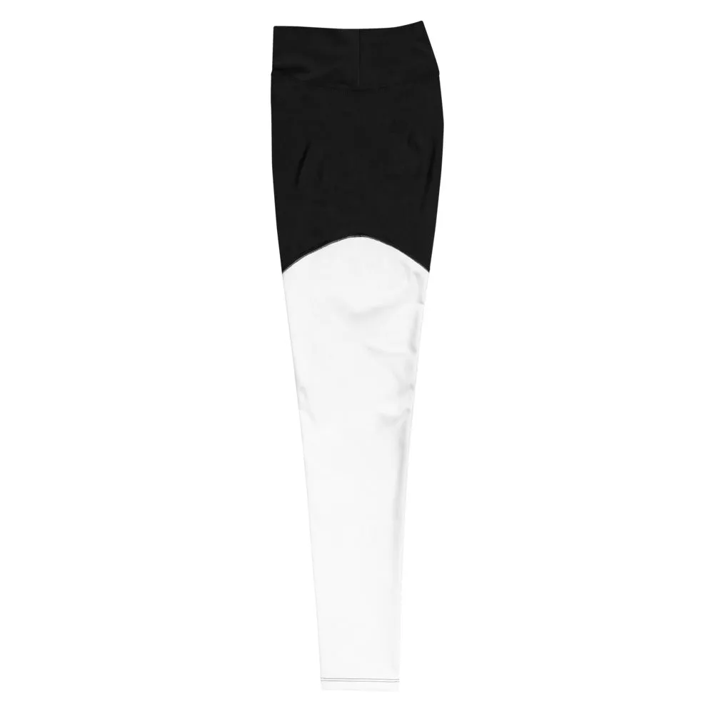 Logo Anniversary Leggings (white/black)