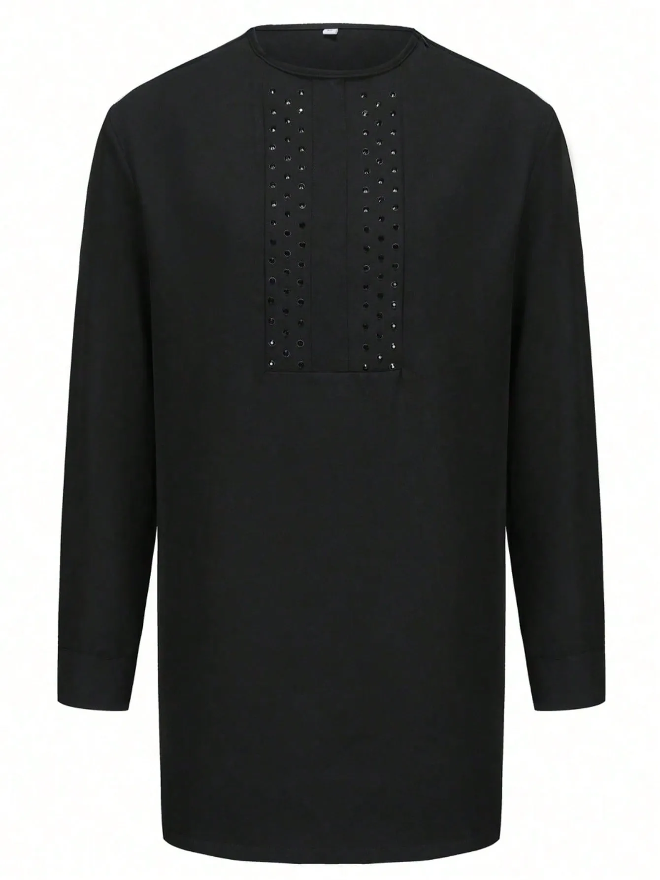 Men's African Beaded Long Sleeve Shirt, Pants & Robe Traditional  Casual 2pcs Set