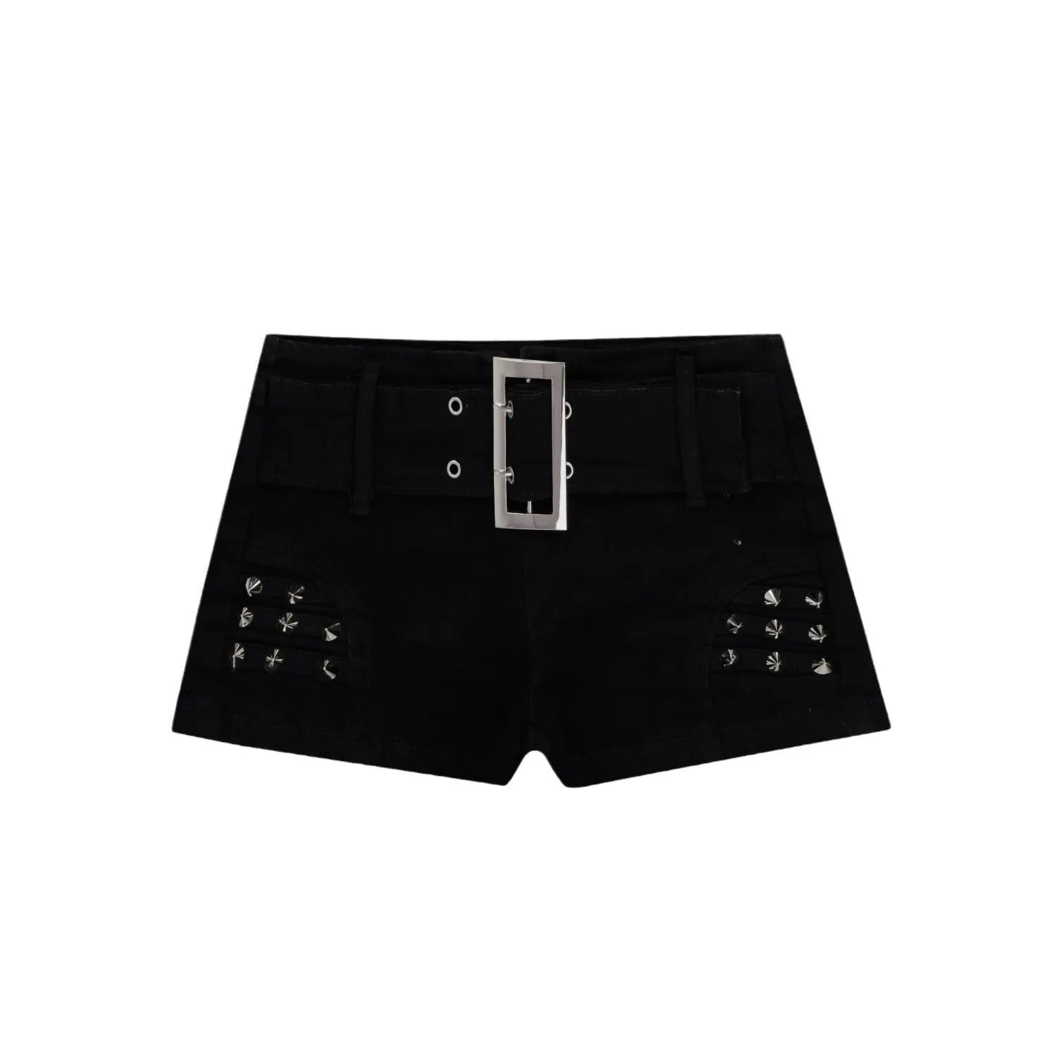 Niche Black Low Waist Hip Lifting Slimming Hot Girl Super Short Shorts