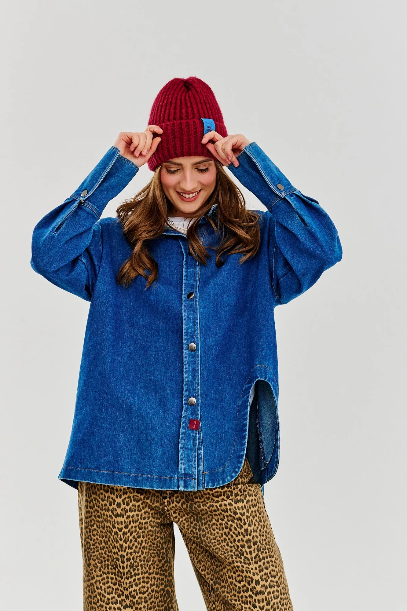 Note to Myself denim shirt