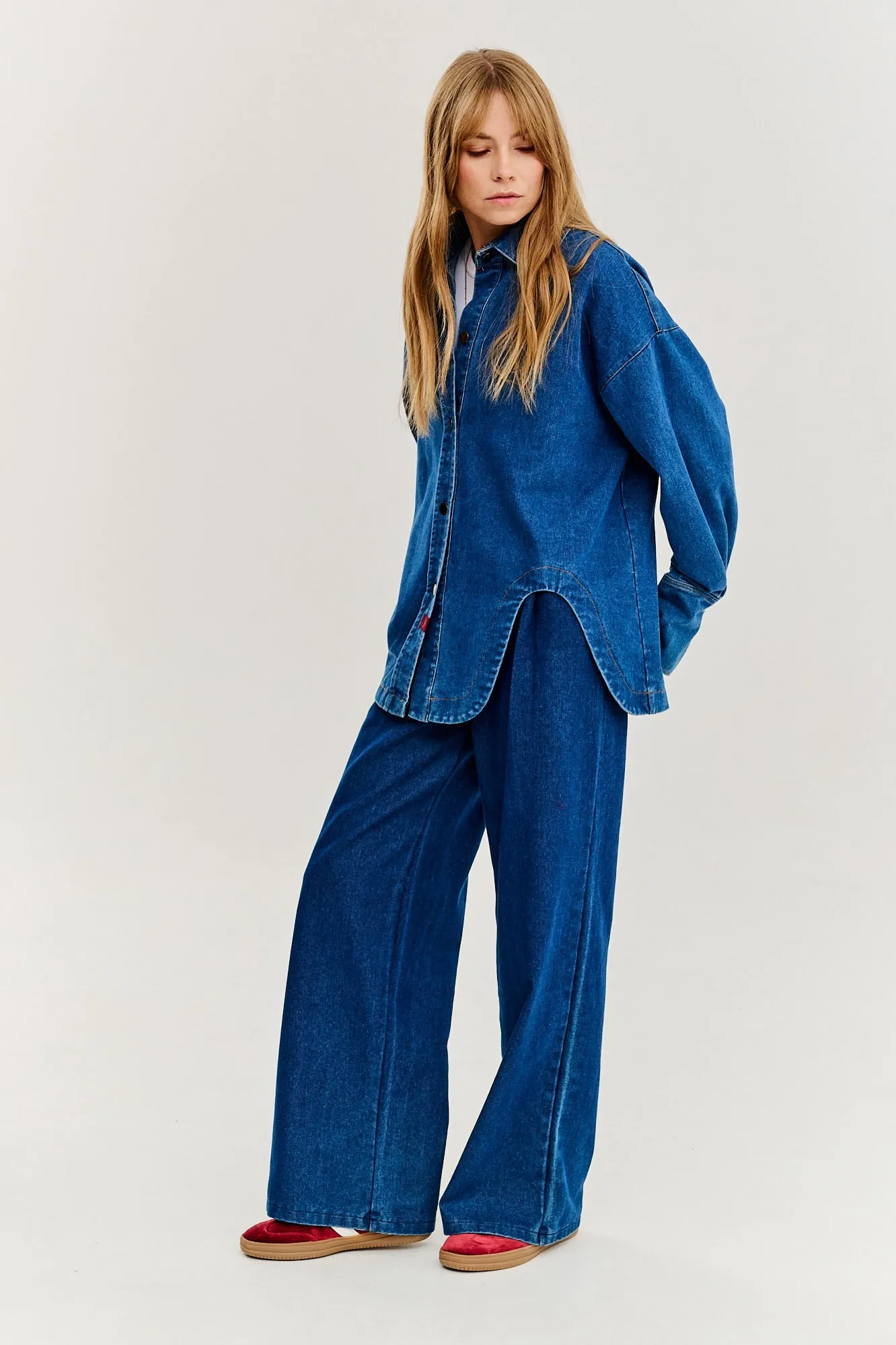 Note to Myself denim shirt